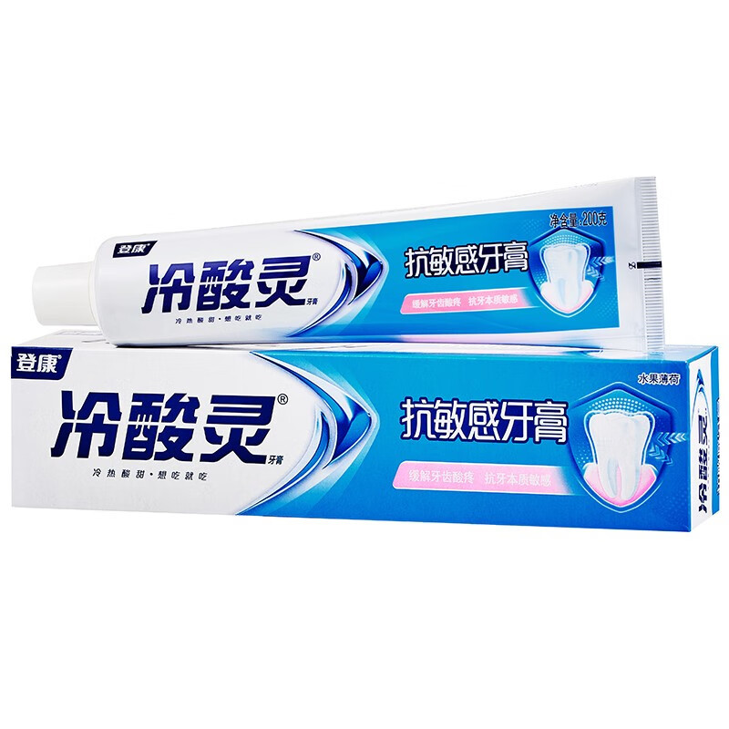 200g Cold Acid Spirit Anti-Sensitivity Toothpaste, Fruit Mint Fragrance Anti-sensitivity, Cold, Hot, Sour and Sweet, genuine wholesale family set