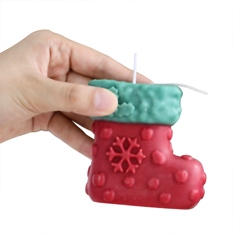 新款圣诞香薰蜡烛圣诞节礼物生日圣诞蜡烛伴手礼创意浪漫香氛白底实物图