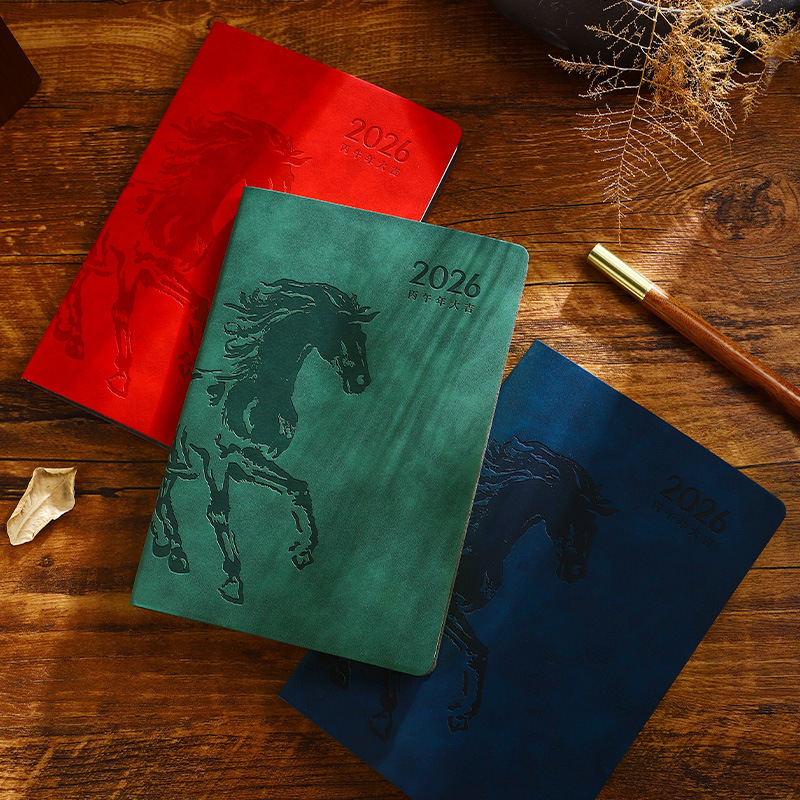 The Year of the Horse notebook gift box is a customized graduation season souvenir. The a5 notebook for achieving success in the exam can be printed with logos Application Scenario