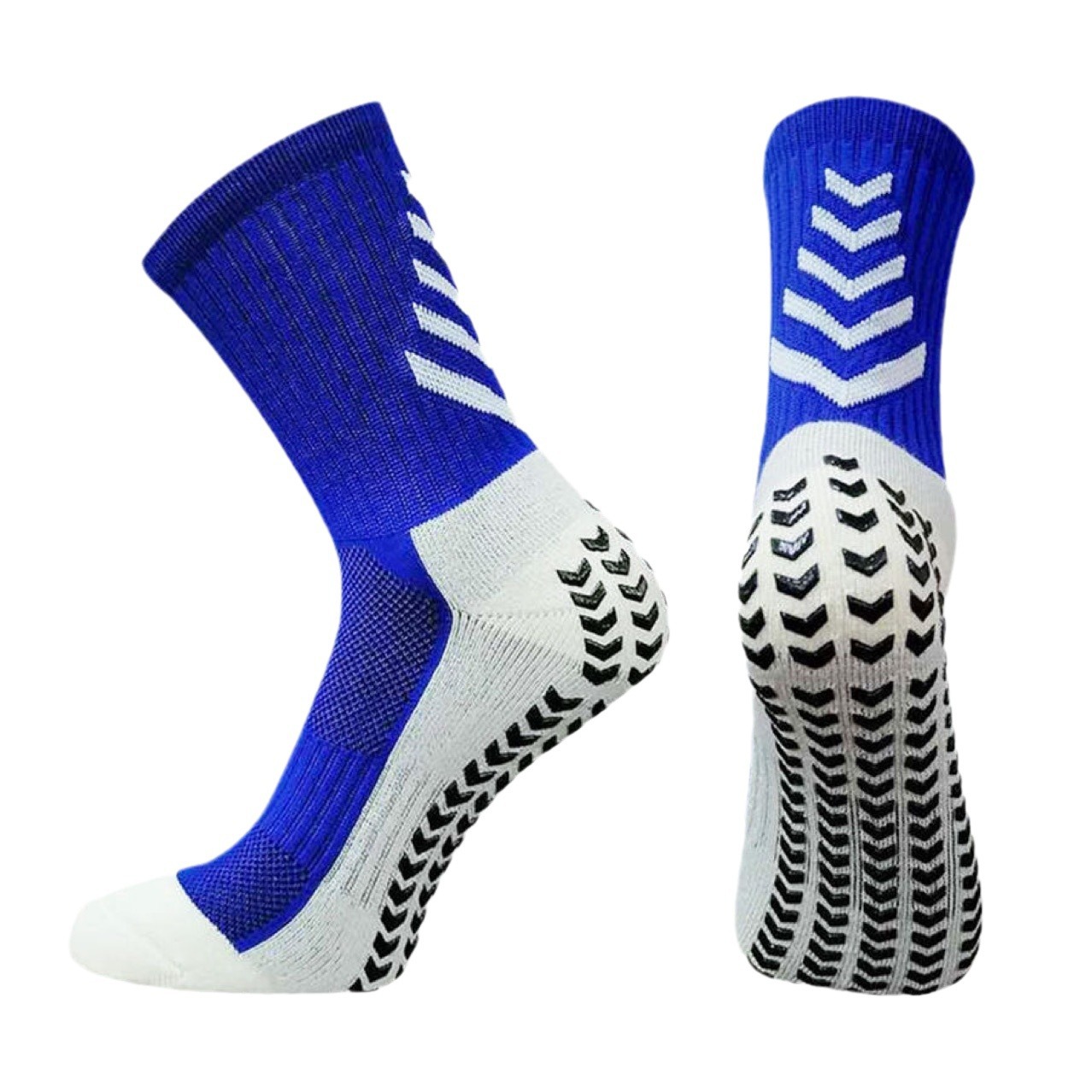 Cross-border football socks, men's mid-tube sports socks, running socks, anti-slip silicone, thickened towel bottom, wear-resistant and sweat-absorbent Item Picture