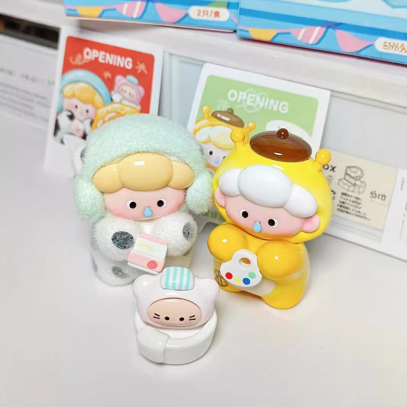 Genuine PAIPAI Picnic Diary series blind box, cute and adorable plush toys, creative and trendy figurines in stock details Picture