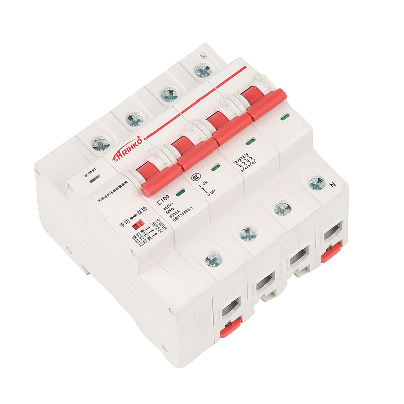 C100 DC photovoltaic circuit breaker distribution box anti-misoperation tripping photovoltaic air switch intelligent miniature circuit breaker Item Picture