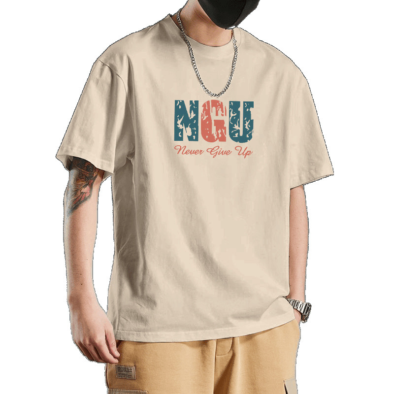 短袖/T恤/短袖T恤/体恤男士短袖潮流/t恤白底实物图