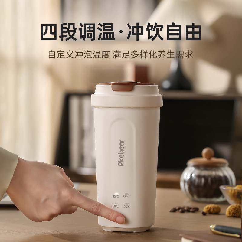 智能烧水壶电热水杯便携式迷你小型旅行器USB保温烧水杯电热水壶产品图