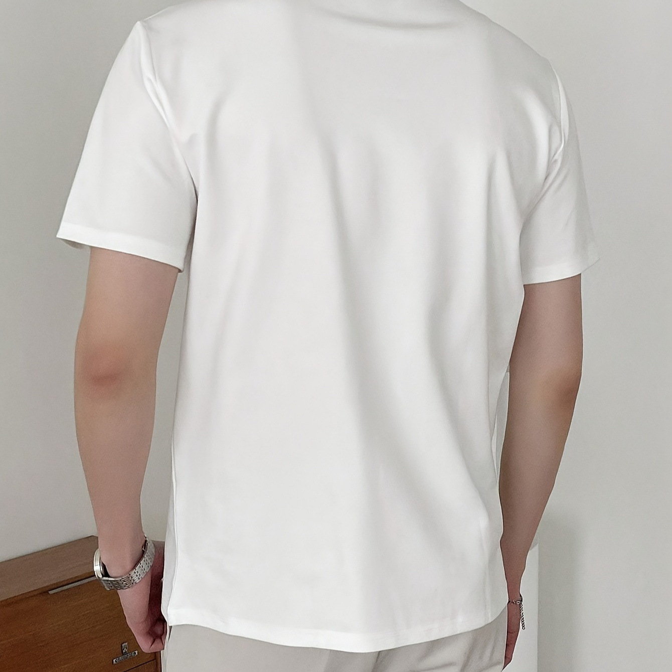 2026 Pure cotton European and American cross-border "PARIS" printed men's top, AliExpress Amazon new T-shirt short-sleeved summer Specification drawing