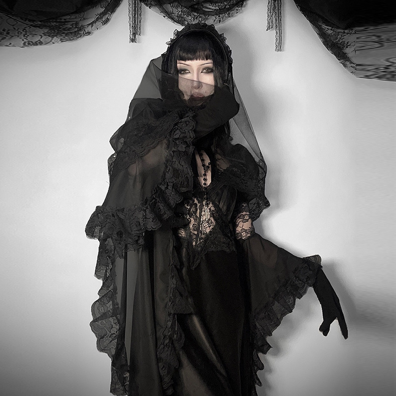 CF25156 Asia Culture New Chinese-style chiffon blouse Summer New Style Versatile outerwear Dark style comfortable and versatile Specification image