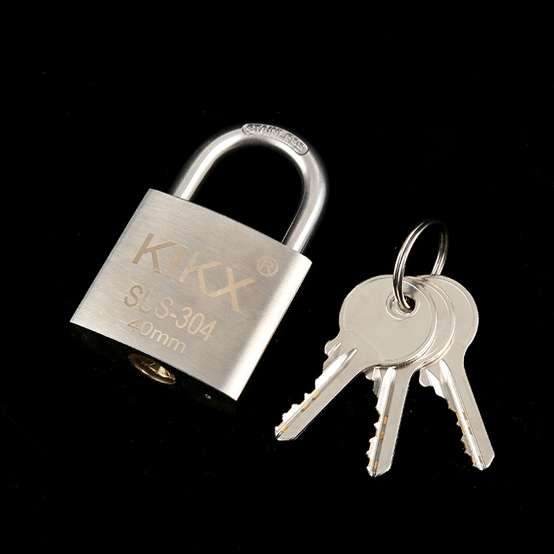 304 stainless steel padlock, copper lock, lock, luggage, zipper, pull cord Specification image