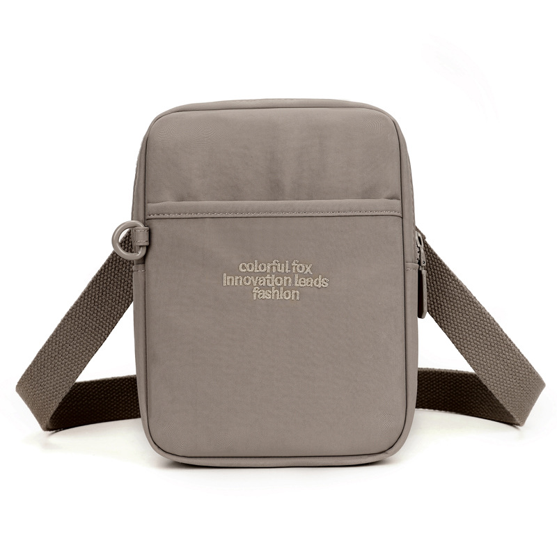 Summer crossbody small bag, portable large-screen phone bag, simple and versatile, small nylon bag for walking