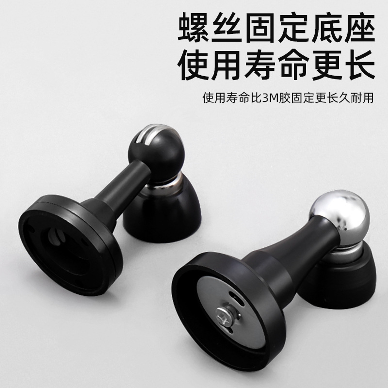 Wholesale stainless steel hydraulic door stop 304 anti-collision buffer silent strong magnetic door to hit bathroom wall and bedroom door stop Application Scenario