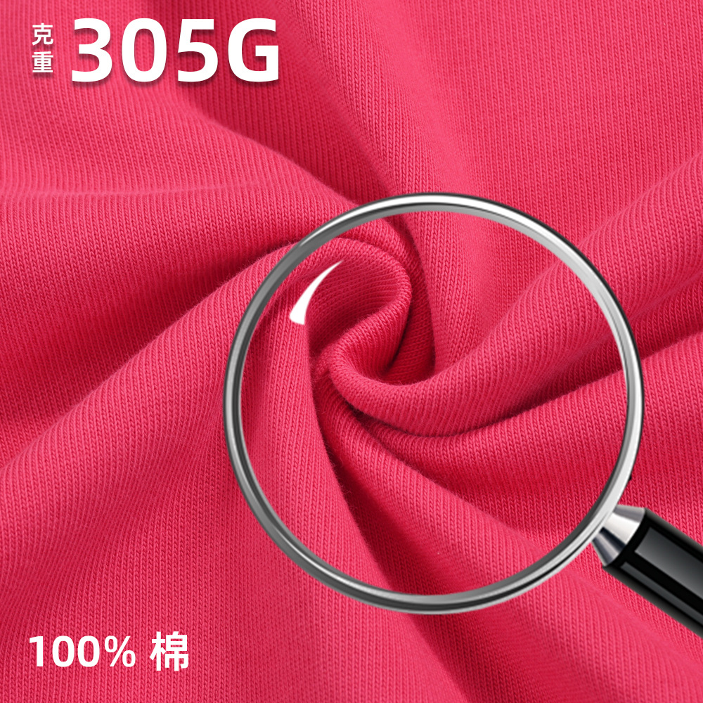 CKX 2025 Spring/Summer Cross-border 305G Heavyweight T-shirt Men's American high street niche streetwear brand Wear solid color short-sleeved Application Scenario