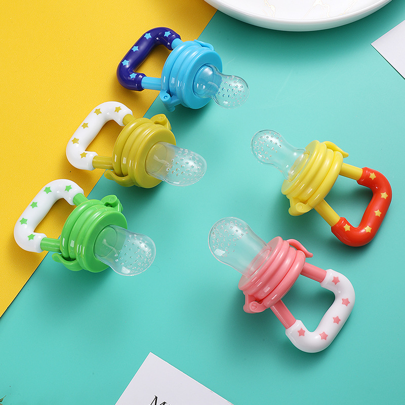Bite Bite Joy Silicone mesh bag pacifier, fruit feeding complementary food device, children's fruit and vegetable Joy baby products wholesale Specification image