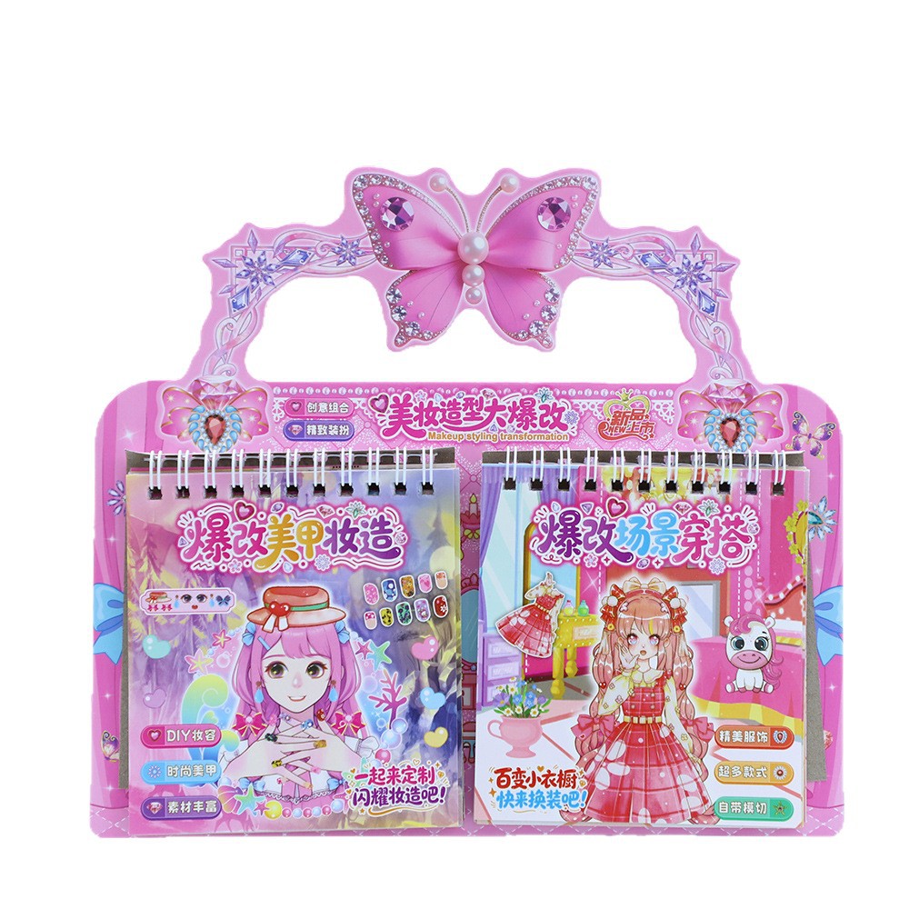 The new beauty and styling products have undergone a major transformation. DIY scene decoration materials for children, girls, gifts, toys, and coil stickers Item Picture