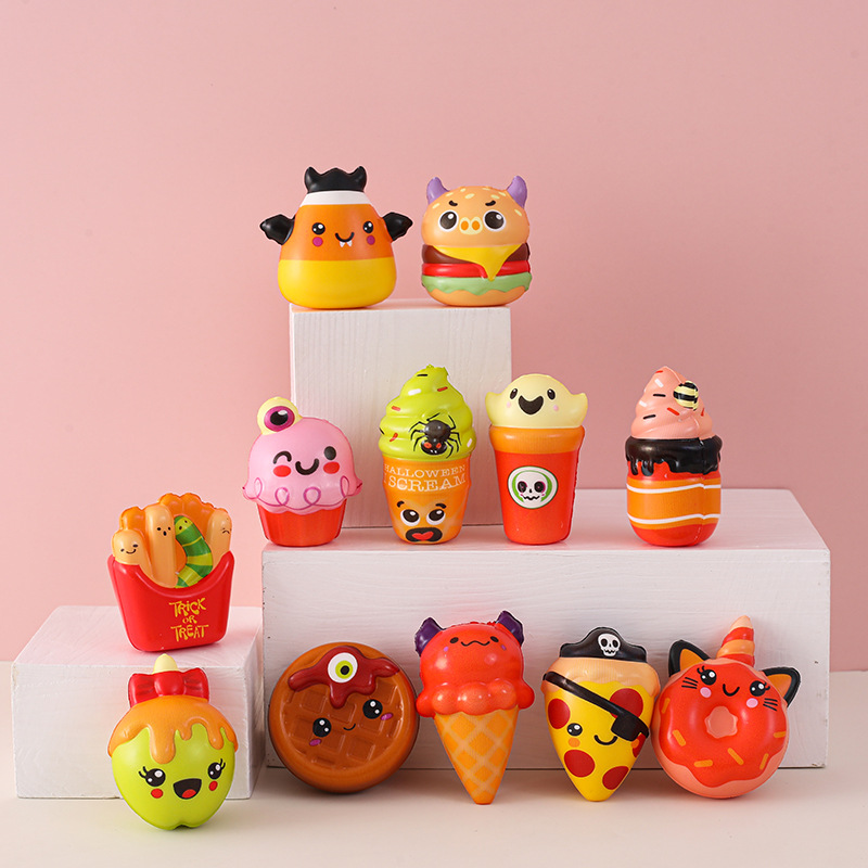 新品小号猫爪卡皮巴拉冰淇淋六角龙玩具桌面摆件细节图