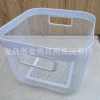 New multi-functional hollow iron frame storage basket, sundries storage basket, bathroom desktop, kitchen fruit and vegetable storage basket Specification image