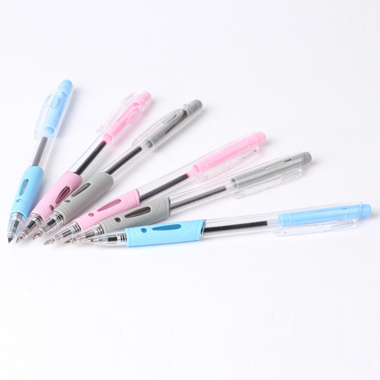 Jumping ballpoint pen advertisement, simple exclamation mark ballpoint pen, 5750 ballpoint pen, plastic Item Picture