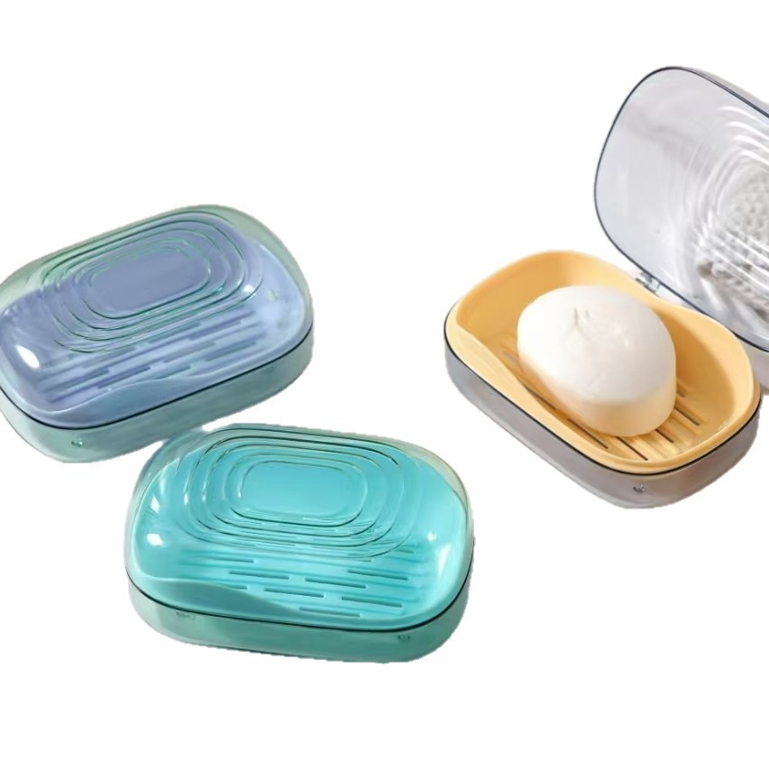 Portable travel soap box, multi-style soap box, plastic bathroom storage box, small soap box, water filter Item Picture