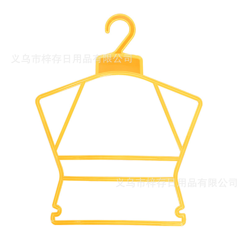 Children's clothes hanger plastic Lao Zhao brand Turning Head Children's set clothes hanger plastic baby continuous hanging rack baby clothes and pants rack Item Picture