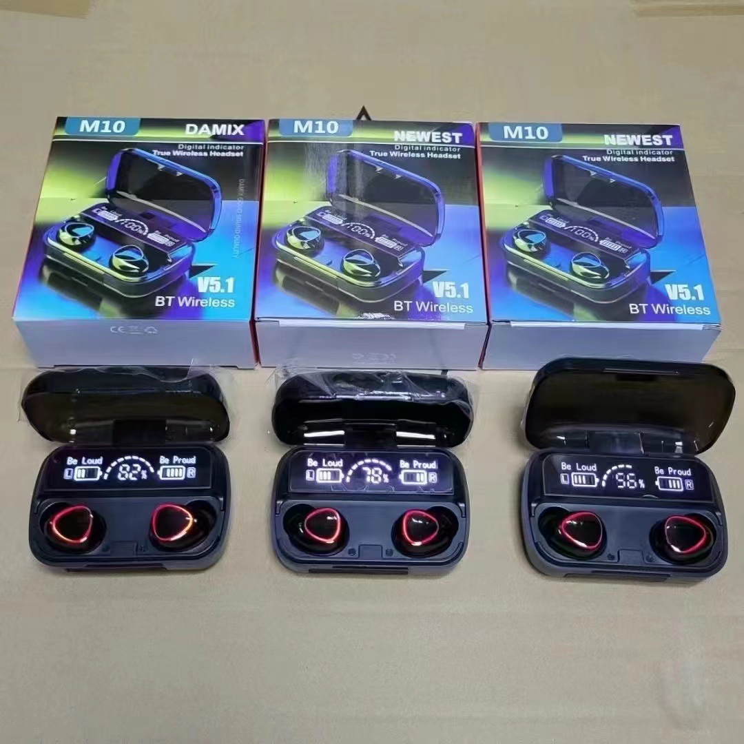 Cross-border exclusive M10 Bluetooth headphones with ultra-long battery life, TWS large battery capacity, and low latency for gaming Application Scenario