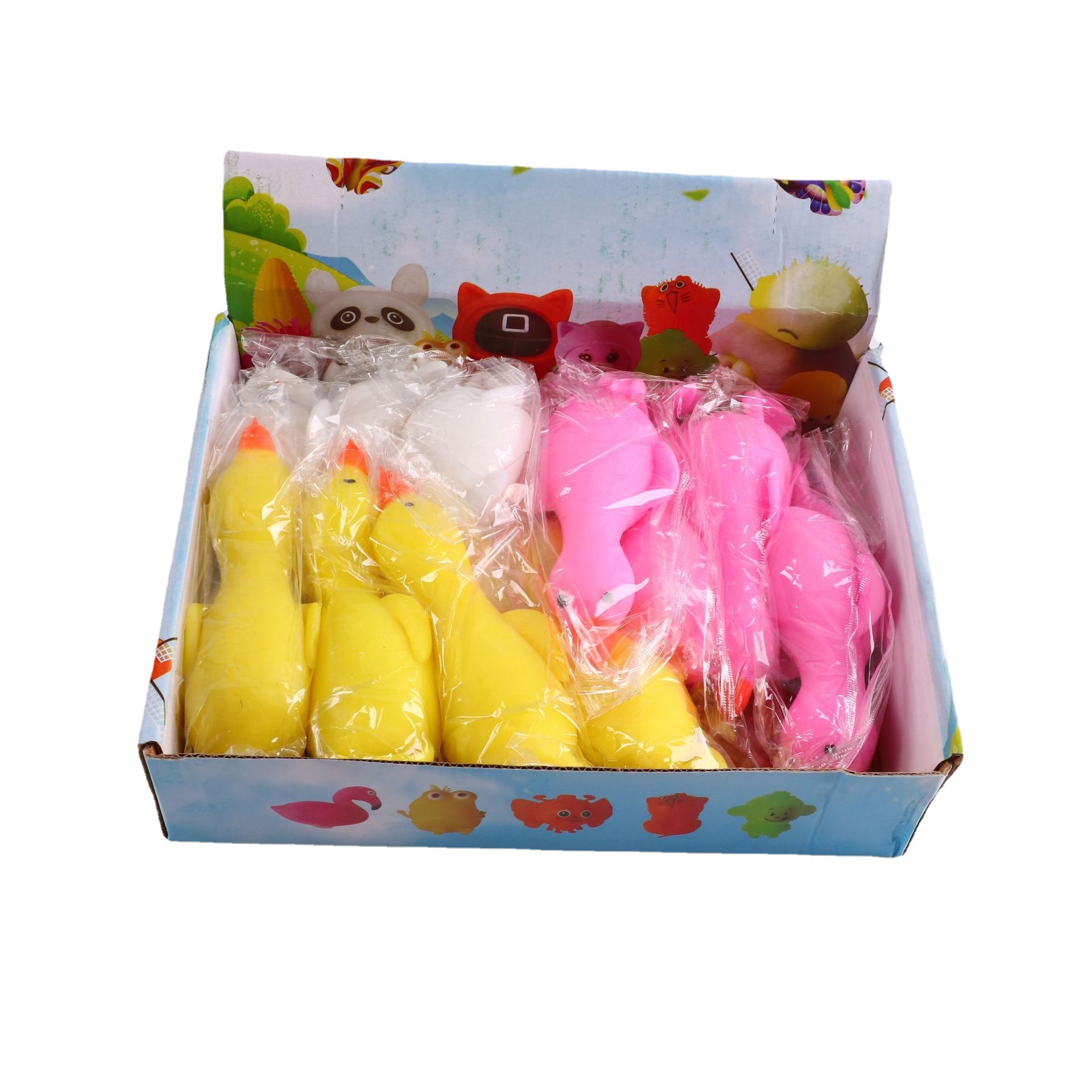 A stress-relieving gadget, a duck-shaped toy for venting stress. It's a cute toy for girls to squeeze and have a little rebound. For boys, it's a children's hand-squeezed toy. It's a Internet celebrity and adorable Item Picture