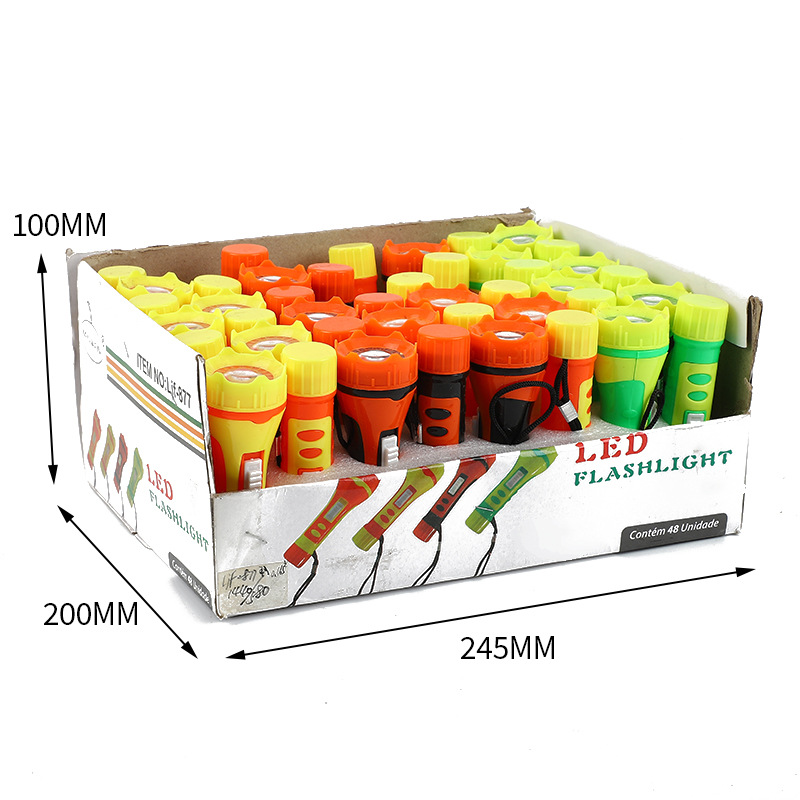 Пластмассовый мини-светодиод, открытая замочная скважина, электрическая батарея для детского сада Application Scenario