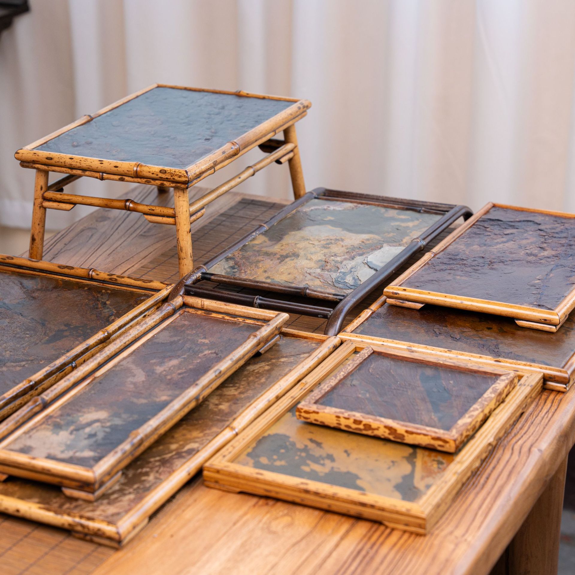 竹制品/纸伞/手工竹制品/扇子/跨境电商竹制品产品细节图