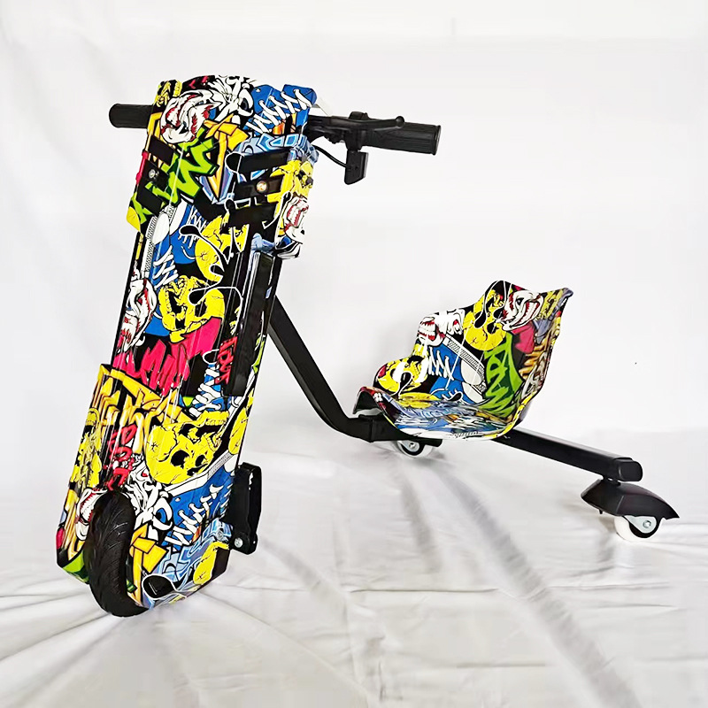 Factory direct supply of children's drift King Scooter for rent in parks and squares. Wholesale of children's twist scooters in stock Application Scenario