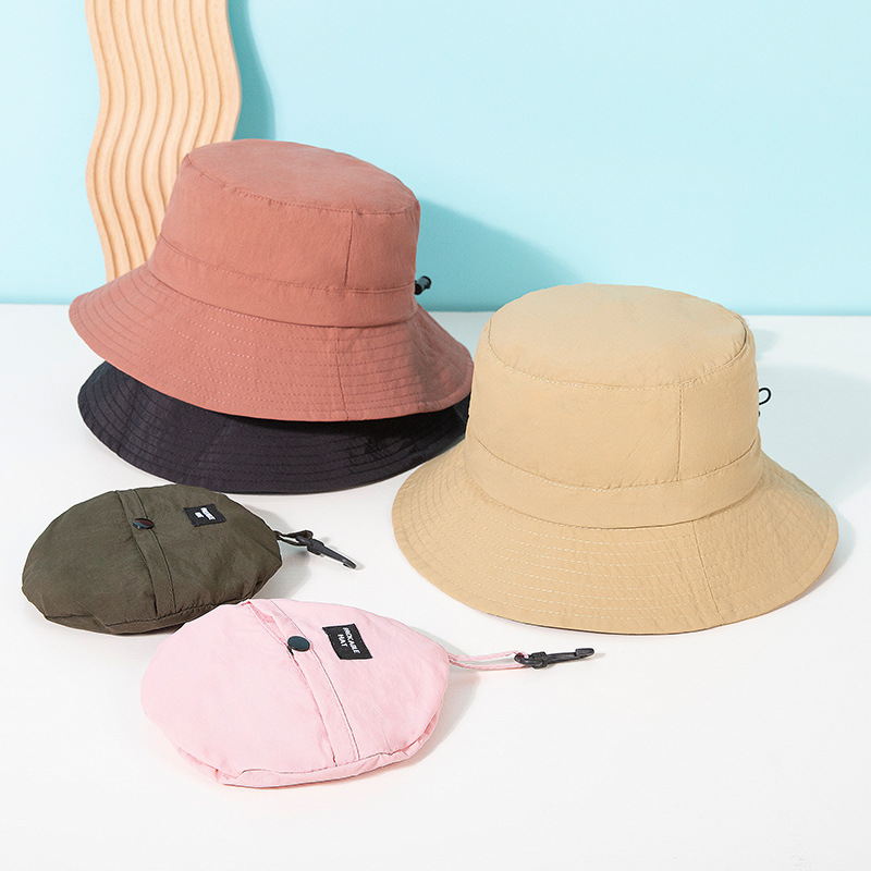 可折叠收纳渔夫帽子遮阳帽夏季户外速干防晒钓鱼帽透气男女牛仔帽