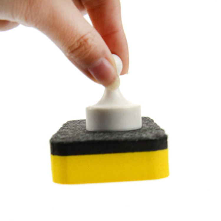 EVA white board eraser, color LOGO teaching, rectangular easy-to-clean felt eraser, clean printed black board eraser, can be wiped Item Picture