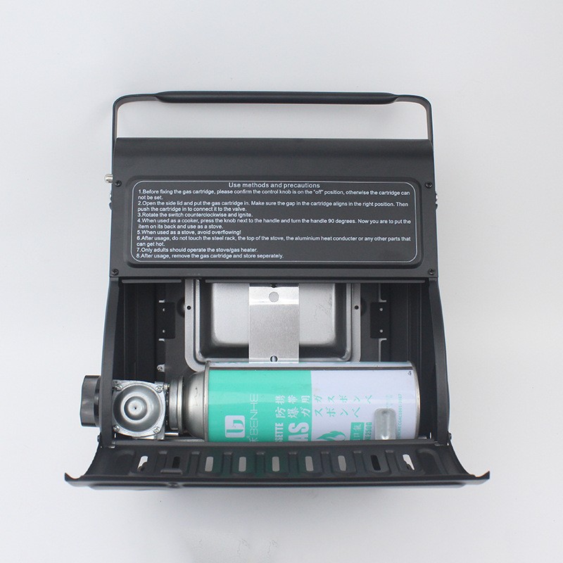 Outdoor gas stove, indoor and outdoor heating stove, portable camping hand warmer, butane gas heater Application Scenario