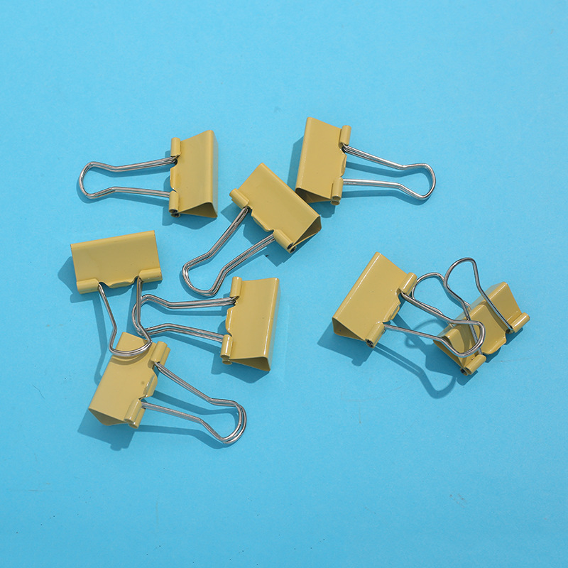 New color long-tail clip storage, dovetail clip, office stationery and document storage clip set, clip manufacturer wholesale Specification image