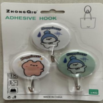 Light luxury transparent hooks without drilling, multiple styles of load-bearing adhesive hooks, high appearance level hooks for kitchen and bathroom, versatile for home use