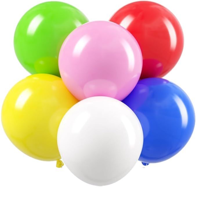 大气球正圆气球加厚防爆特大气球儿童玩具汽球摆摊户外草地气球白底实物图