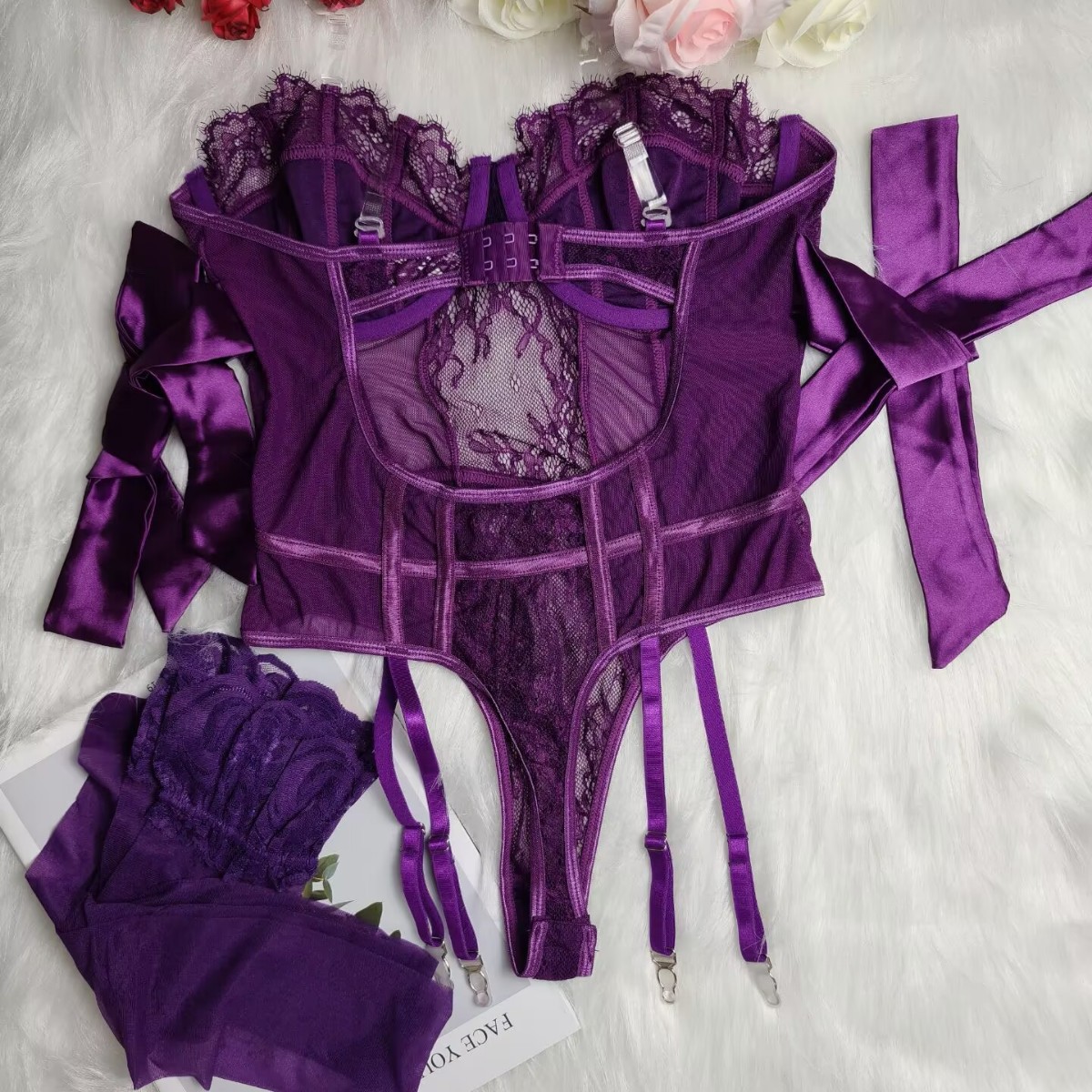 情趣/情趣猫女郎/成人用品/情趣白丝袜/丝袜吊带细节图