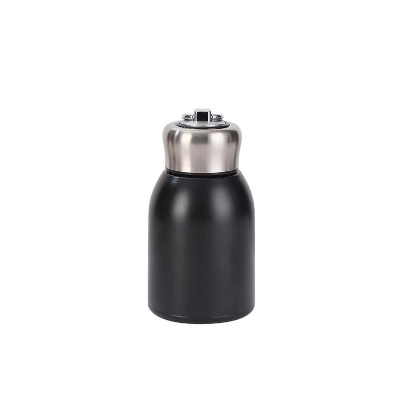 Creative 304 stainless steel Xiaopangding insulated cup, high appearance level, mini and simple small belly cup with handle ring, direct approval Item Picture