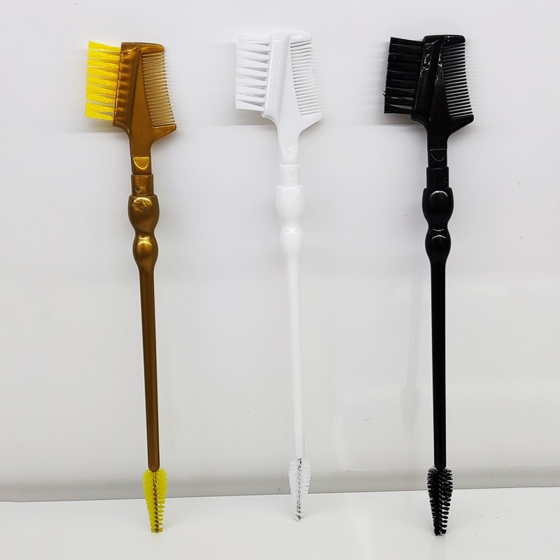 新款修容双头化妆刷套装初学者新手眼影刷唇刷眉刷眉梳睫毛卷海绵