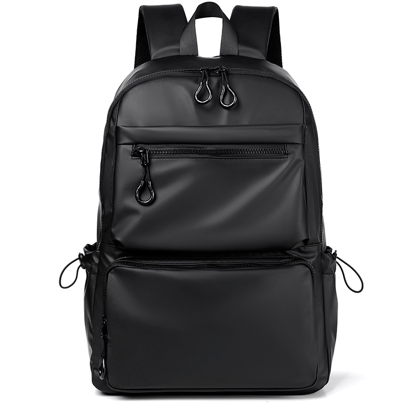 Men's backpack travel double-back casual computer bag, Korean style fashionable and trendy student schoolbag, travel backpack wholesale Specification image