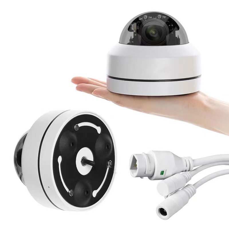 Cross-border POE anti-riot PTZ surveillance camera: 5 million 360-degree rotation, 4x zoom, infrared hemispherical remote via mobile phone Application Scenario
