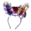 Wholesale of creative luminous toys and small gifts for children, such as luminous gold thread rabbit ear headbands and children's luminous gold thread headbands Item Picture