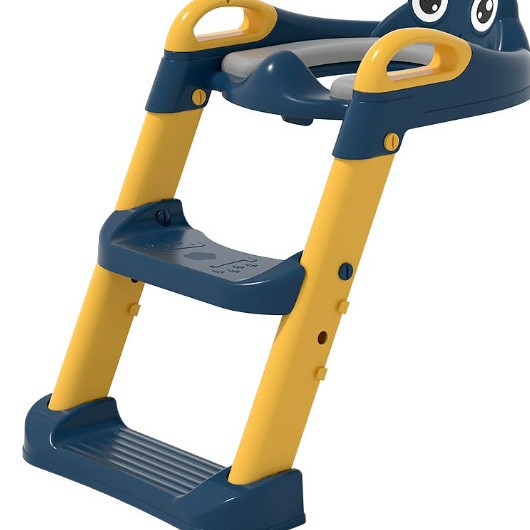 Children's toilet, ladder-type toilet seat, PVC or PU mat, special toilet auxiliary mat frame for children and babies, steps Specification image