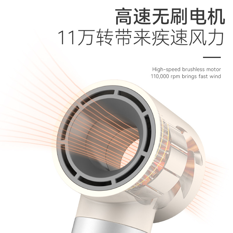 KEMEI nuevo secador multifuncional transfronterizo de alta velocidad secador de pelo de alta potencia no daña secador de pelo Specification image