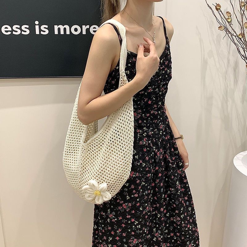 Cross-Border Straw Woven Bags, Large-Capacity Tote Bags, Woven Bags, Summer Single-Shoulder Bags, Women's Hand-Woven Bags, New Vacation Beach Bags, Hand-Woven Straw Woven Bags Specification drawing