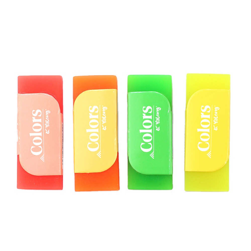 YALONG wholesals high-quality student pencils, PVC material erasers, office study supplies, and drawing erasers Specification image
