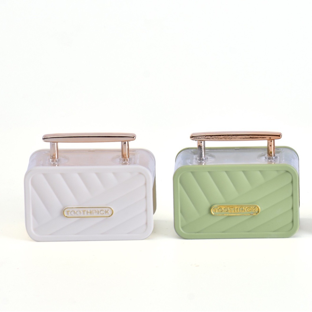 Creative handbag, toothpick box, creative toothpick, creative can, toothpick cylinder, new style toothpick decoration box details Picture