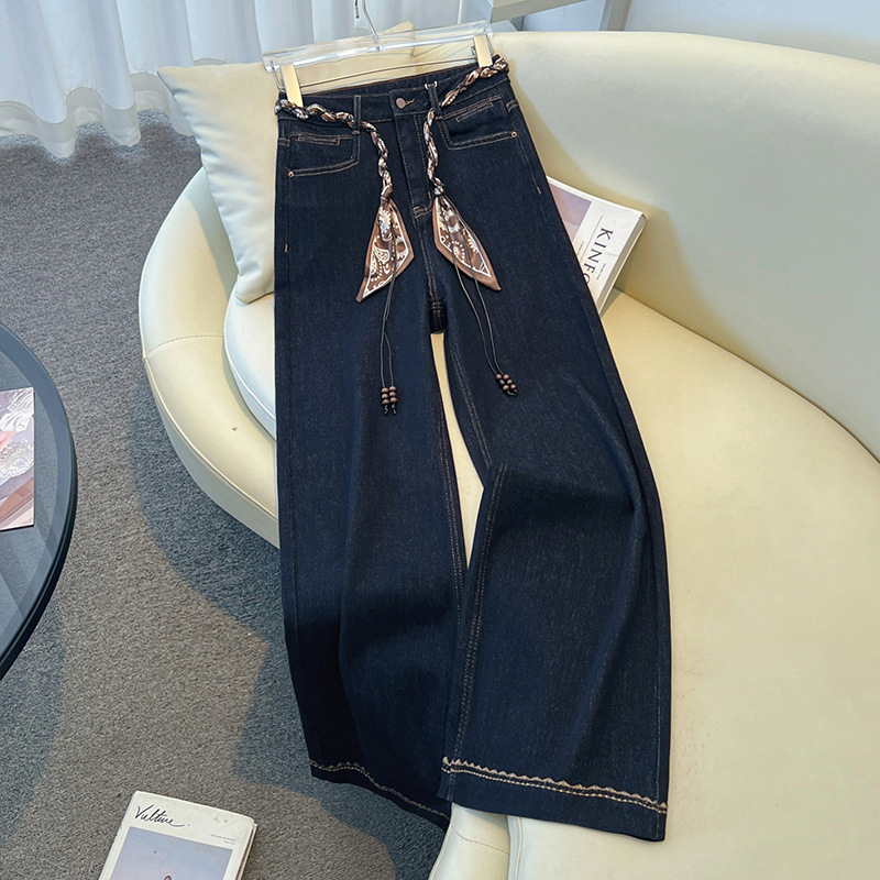 牛仔裤女/牛仔裤女高腰复古/Jean/春秋牛仔衬衫/牛仔衣男士秋季潮牌产品图