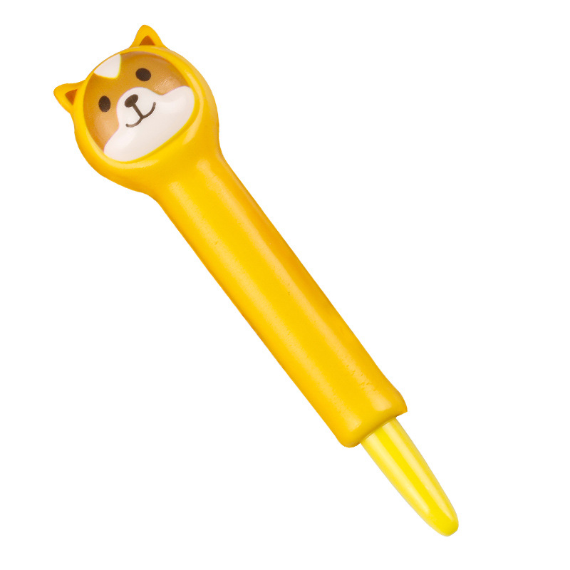 Creative high-appearance-level sponge pen case cartoon doll student-specific smooth quick-drying gel pen Item Picture