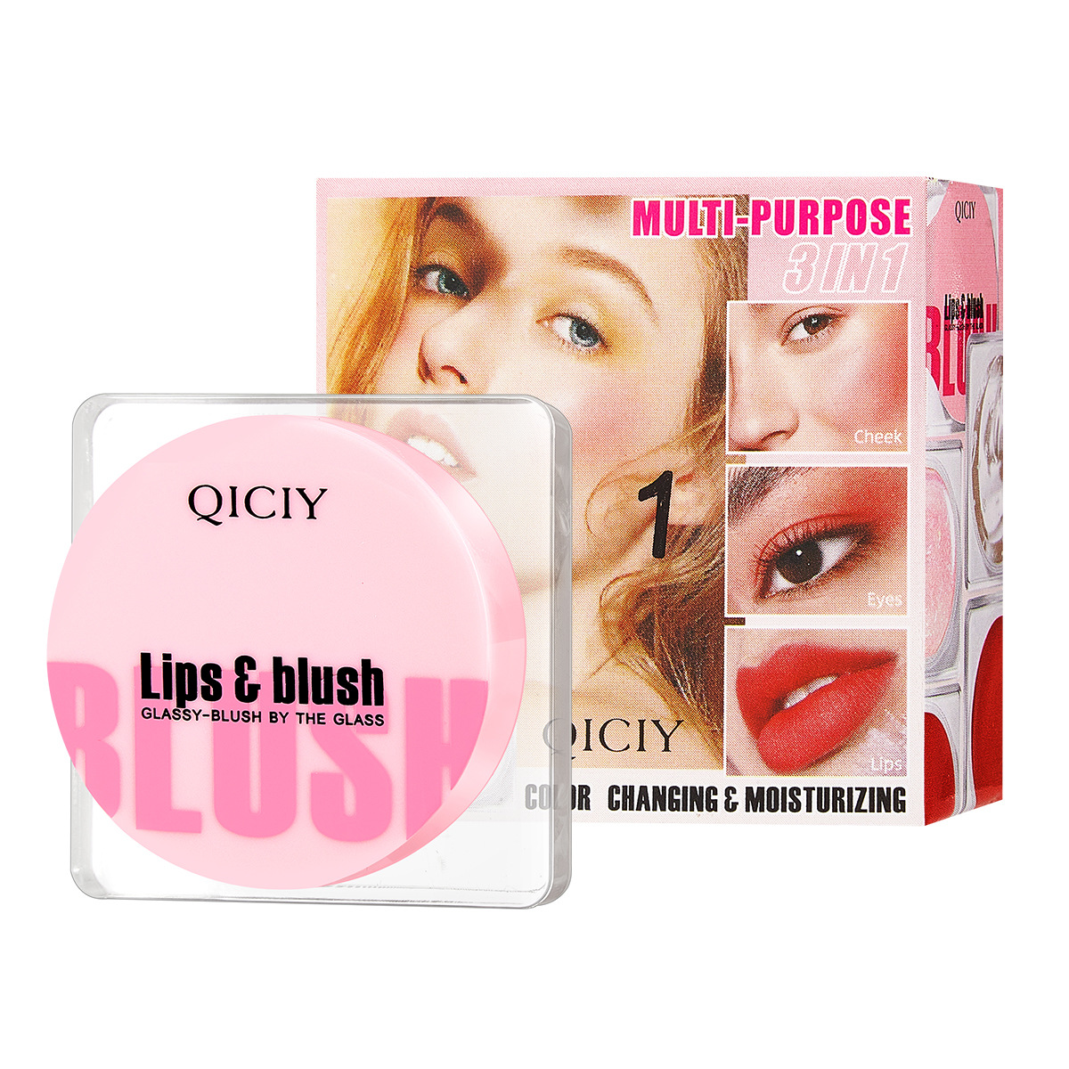 【 Exclusive for Foreign Trade 】 Lip blush, facial contouring, matte finish, easy to apply, blush, nude makeup, natural blending blush palette Item Picture