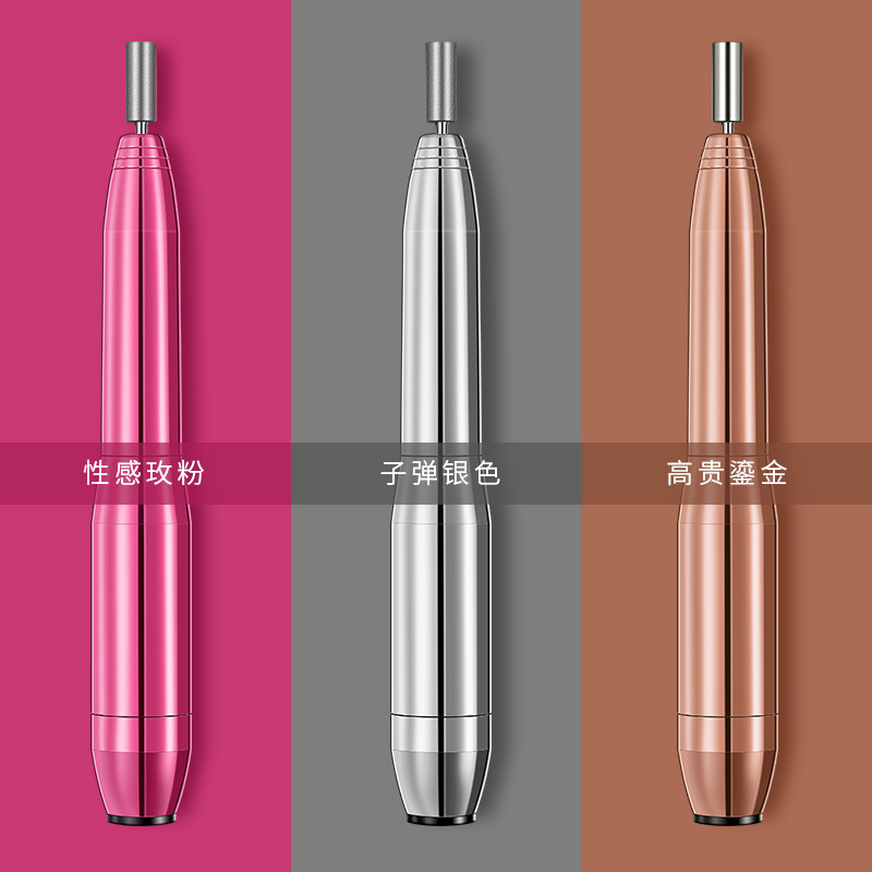 shanilak's cross-border best-selling aluminum alloy nail polish grinding machine, nail remover, USB electric grinding pen, nail remover oil, and nail polish remover Specification image