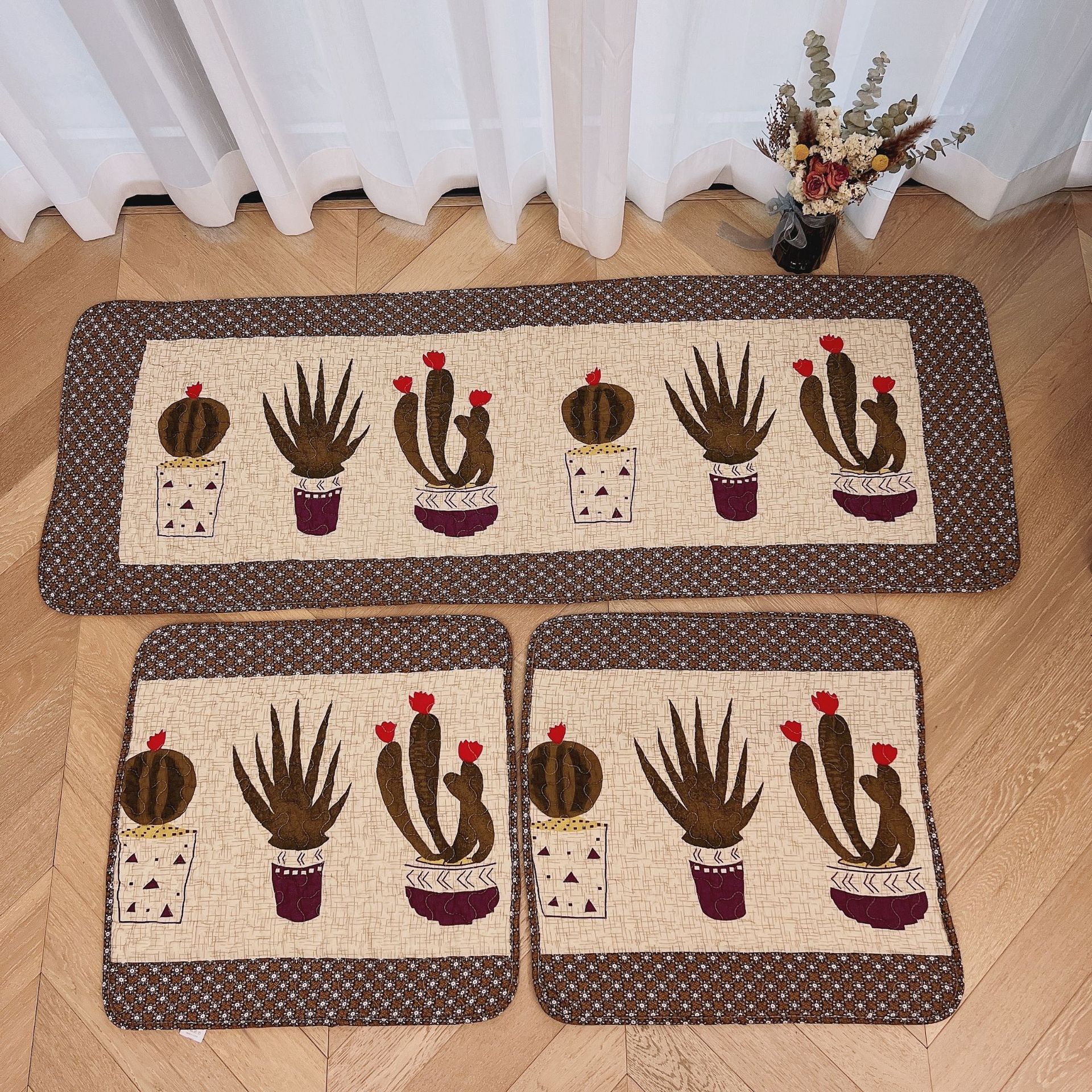 Summer breathable cotton single cushion for car seats, rear seat cushion for cars, pet crawling mat, pet-friendly details Picture