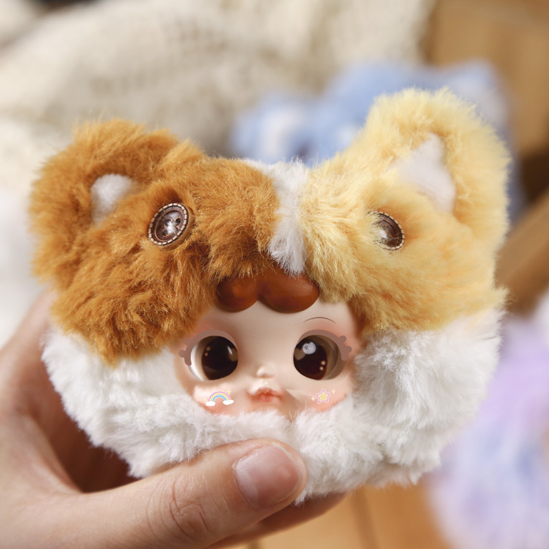 DUDU Cute Pet Zoo pendants, plush blind boxes, trendy bags, decorative pendants, factory direct sales and wholesale Specification image