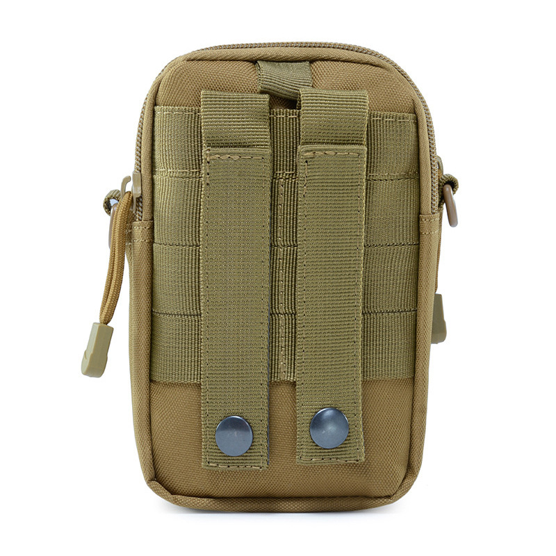 Yitu Army Camouflage Mountaineering Small waist Bag, crossbody crossbody single-shoulder bag, mobile phone waterproof sports outdoor waist bag Tactical bag Specification image